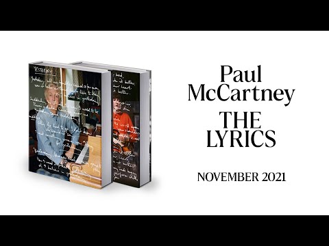 Paul McCartney - The Lyrics (Coming 2nd November)