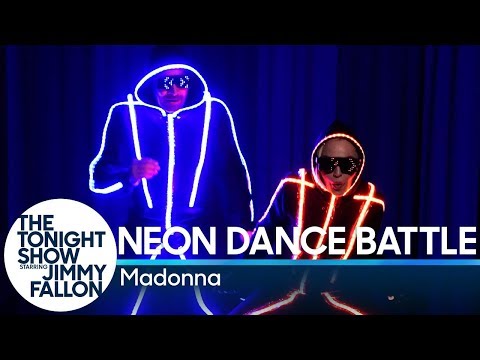 Neon Dance Battle with Madonna