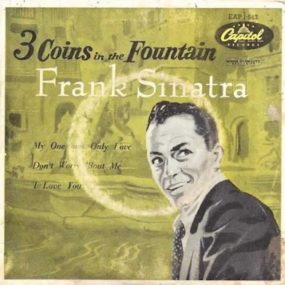 frank sinatra 3 coins in a fountain