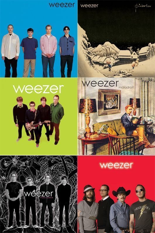Weezer Albums Montage Compressor 