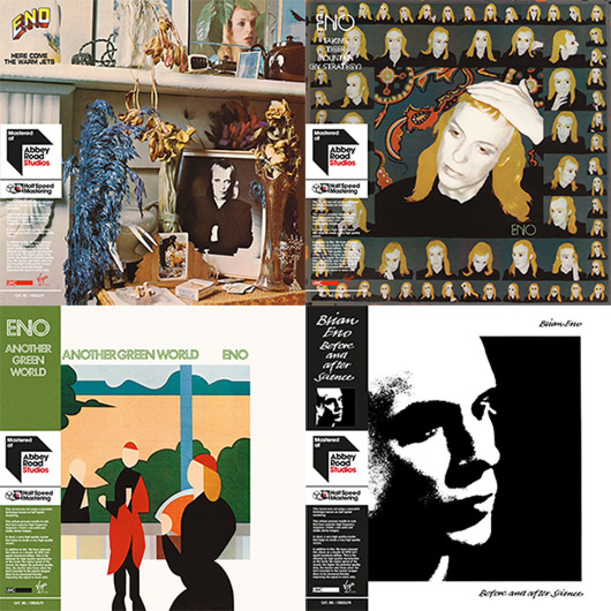 Brian Eno Solo Albums To Be Reissued On HalfSpeed Mastered Vinyl