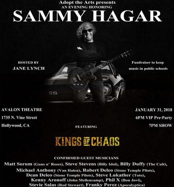 Sammy Hagar Honored