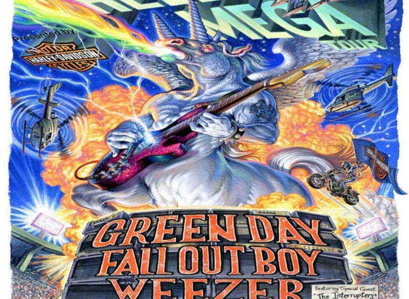 Green Day Hella Mega Tour Fenway Park August 27 Tour Look