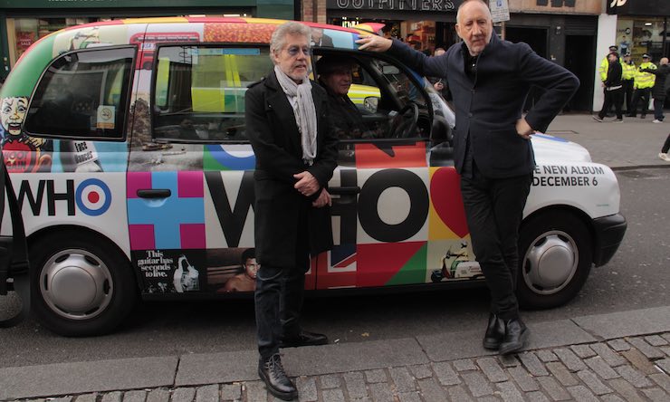 Townshend Daltrey taxi courtesy Music Walk Of Fame