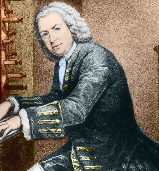 Johann Sebastian Bach At The Organ