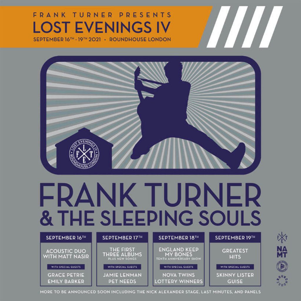 Frank Turner’s Lost Evenings Festival Returns To London’s Roundhouse