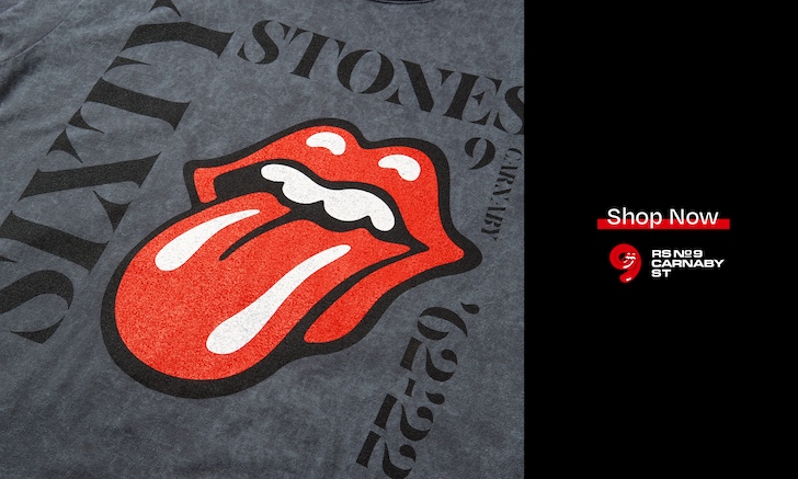 Stones Red Kids Retro Hoodie – RS No. 9 Carnaby St.