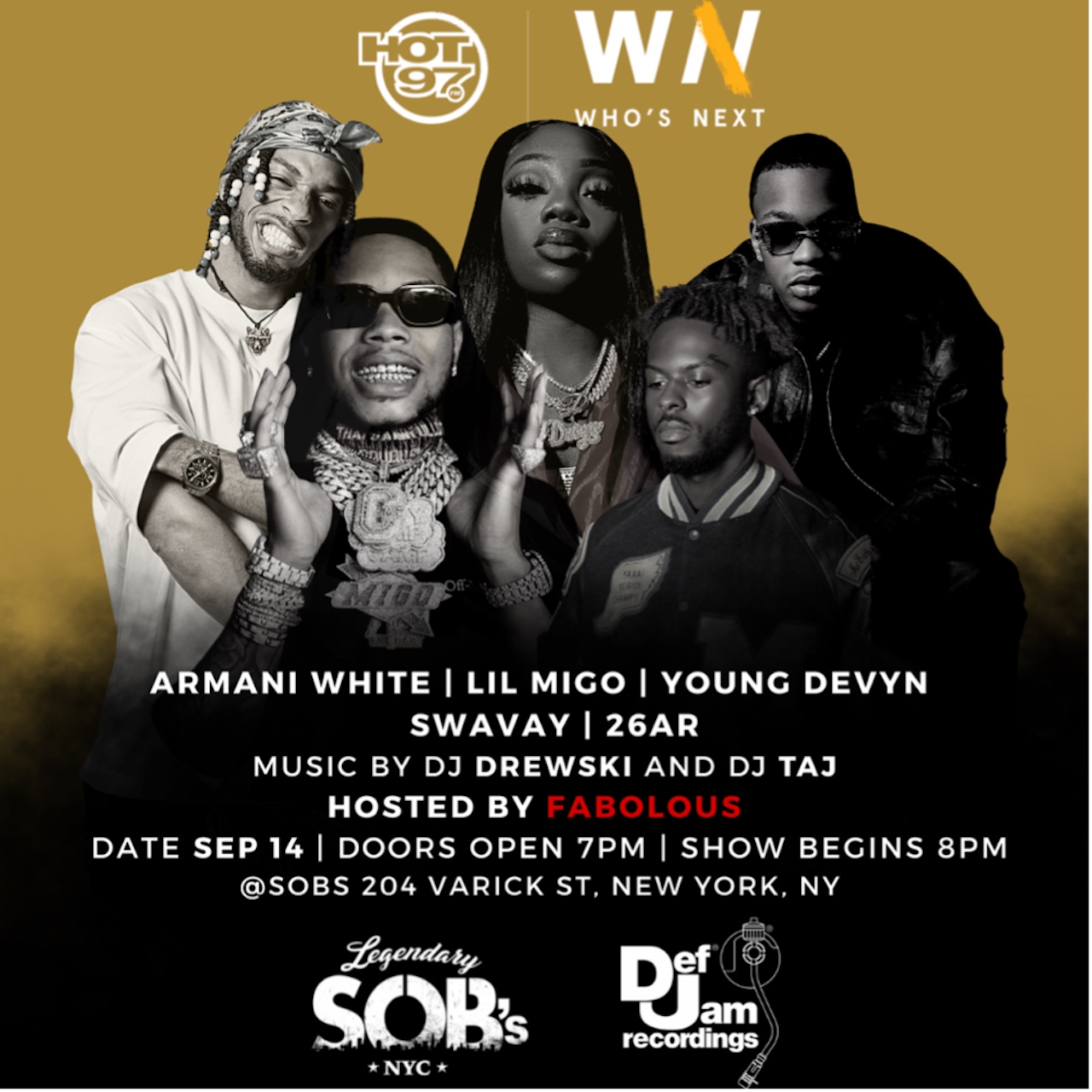 Def Jam And 4th & B'Way Team Up With Hot 97 For 'Who's Next