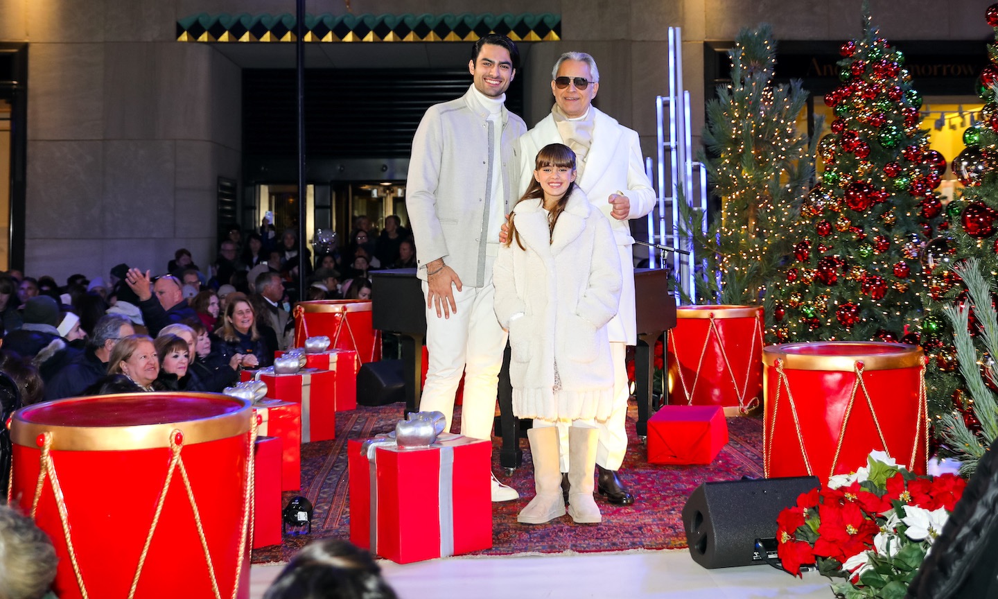 How Andrea Bocelli Is Bringing A Very Family Christmas To The