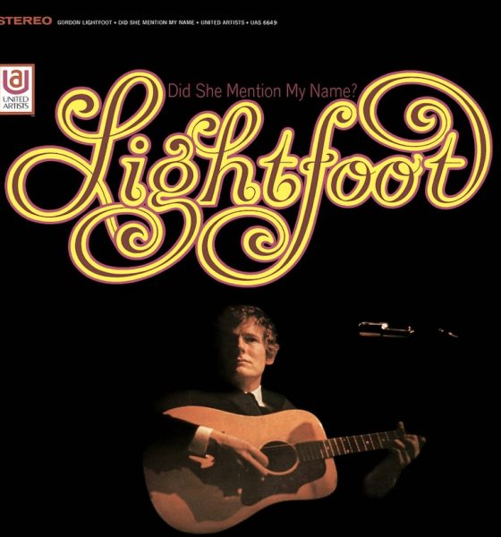 Gordon Lightfoot 'Did She Mention My Name' artwork - Courtesy: UMG