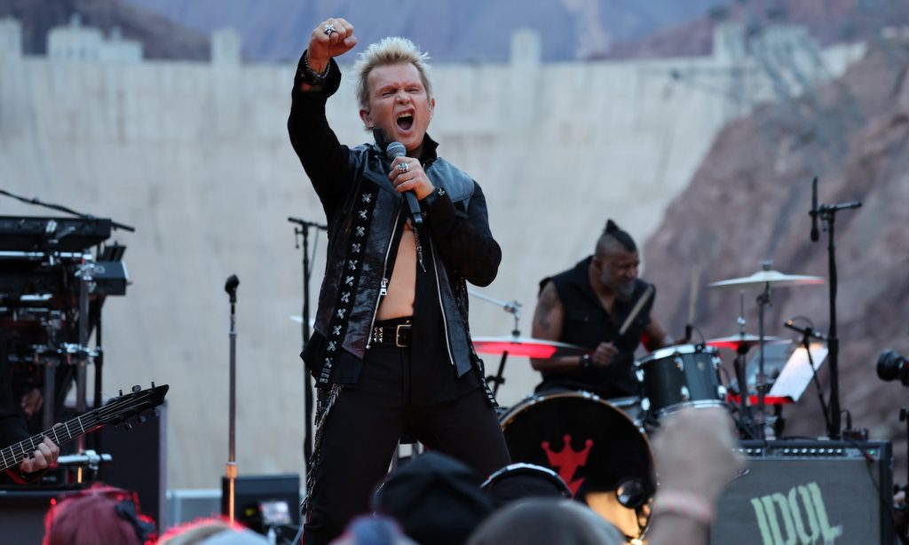 Billy Idol Performs First Ever Concert At The Hoover Dam