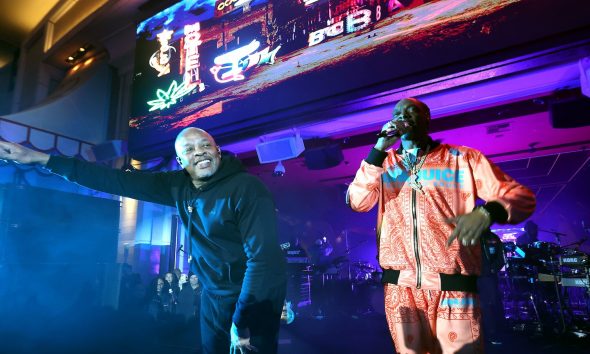 Dr. Dre and Snoop Dogg - Photo: Kevin Mazur/Getty Images for Flipper's Roller Boogie Palace