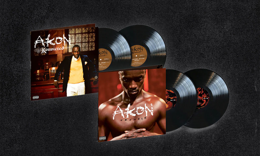 Akon 'Trouble' and 'Konvicted' vinyl